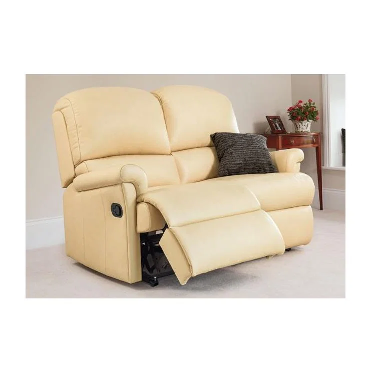 Sherborne Nevada Standard 2 Seater Leather Manual Recliner Sofa – image 1