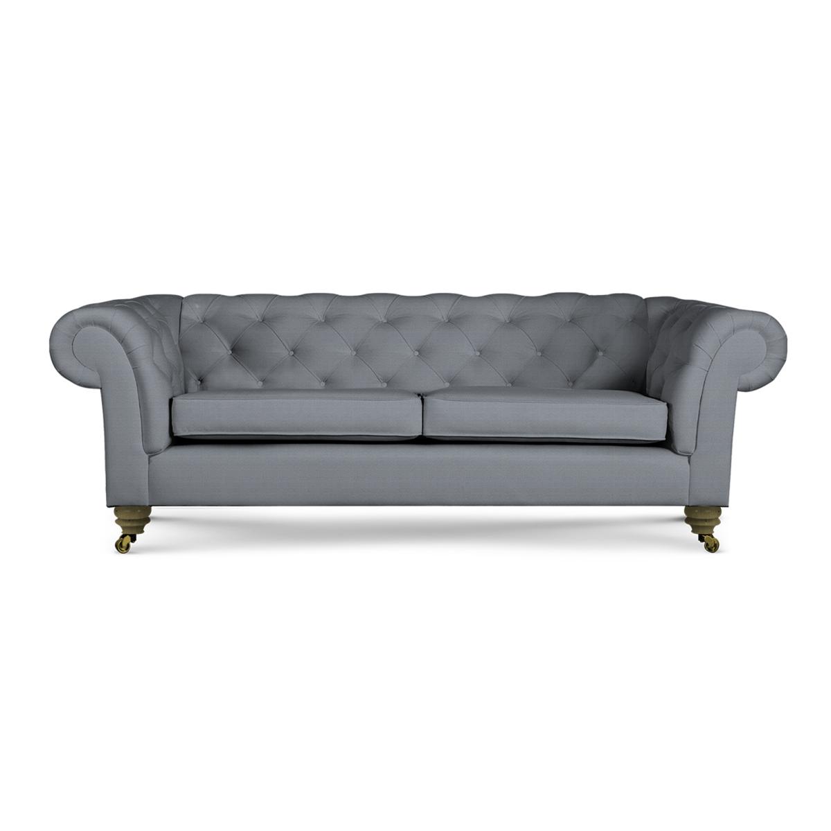 Delcor Chesterfield Large Sofa in Oil Spill – image 2