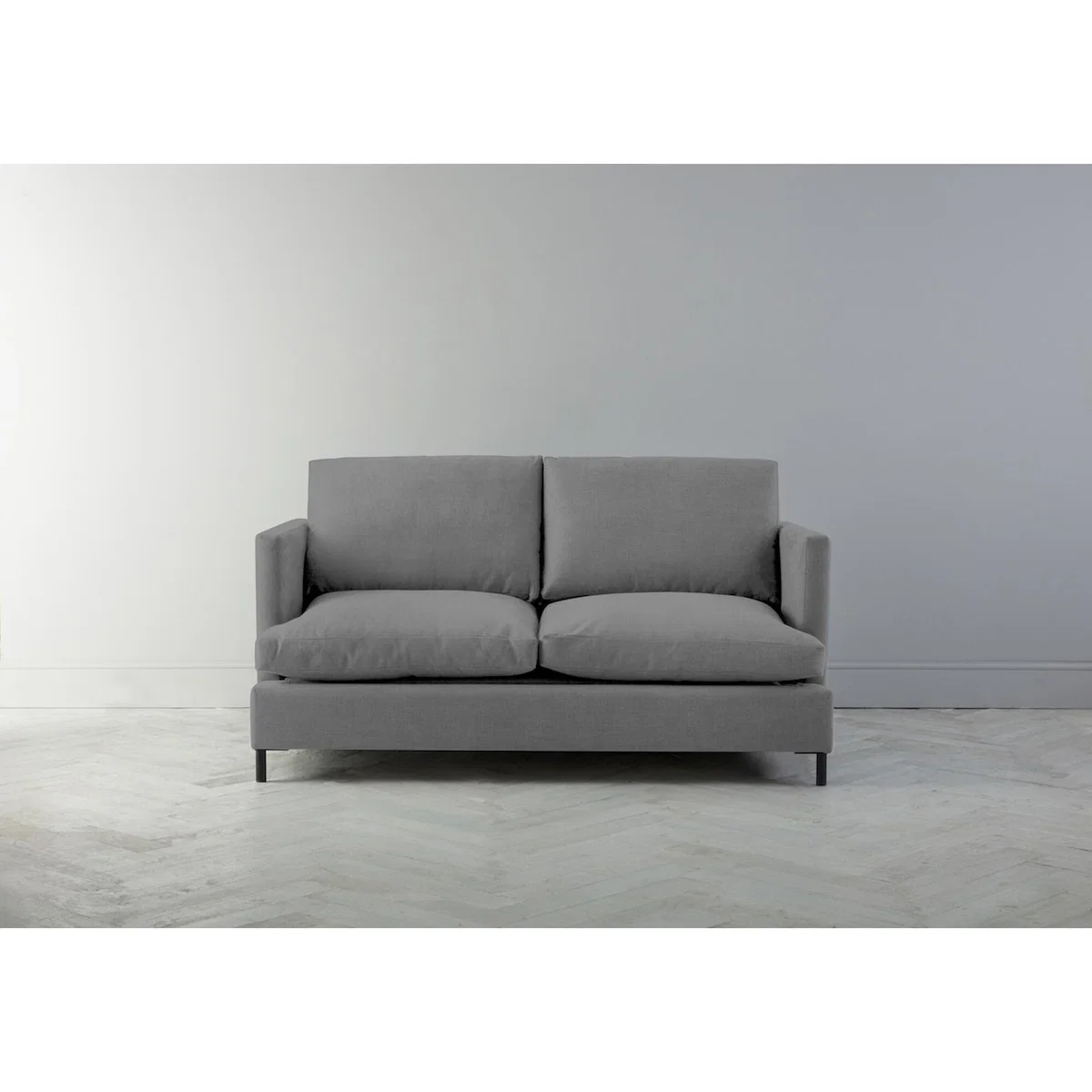 Justin Two-Seater Sofa in Proper Grey – image 1