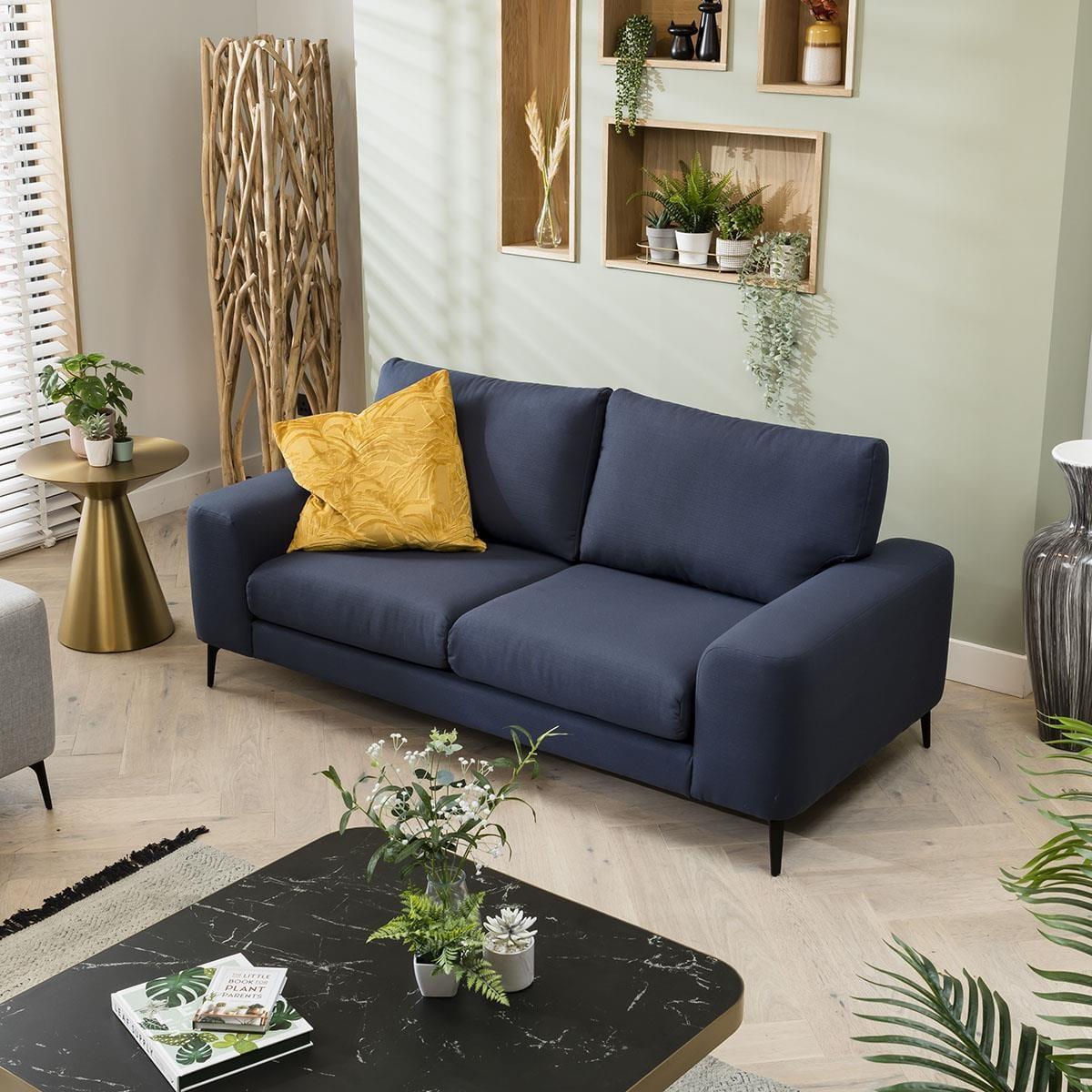 Modern 2 Seater Sofa - Choose Your Fabric - Premium Upholstery - 194cm – image 1