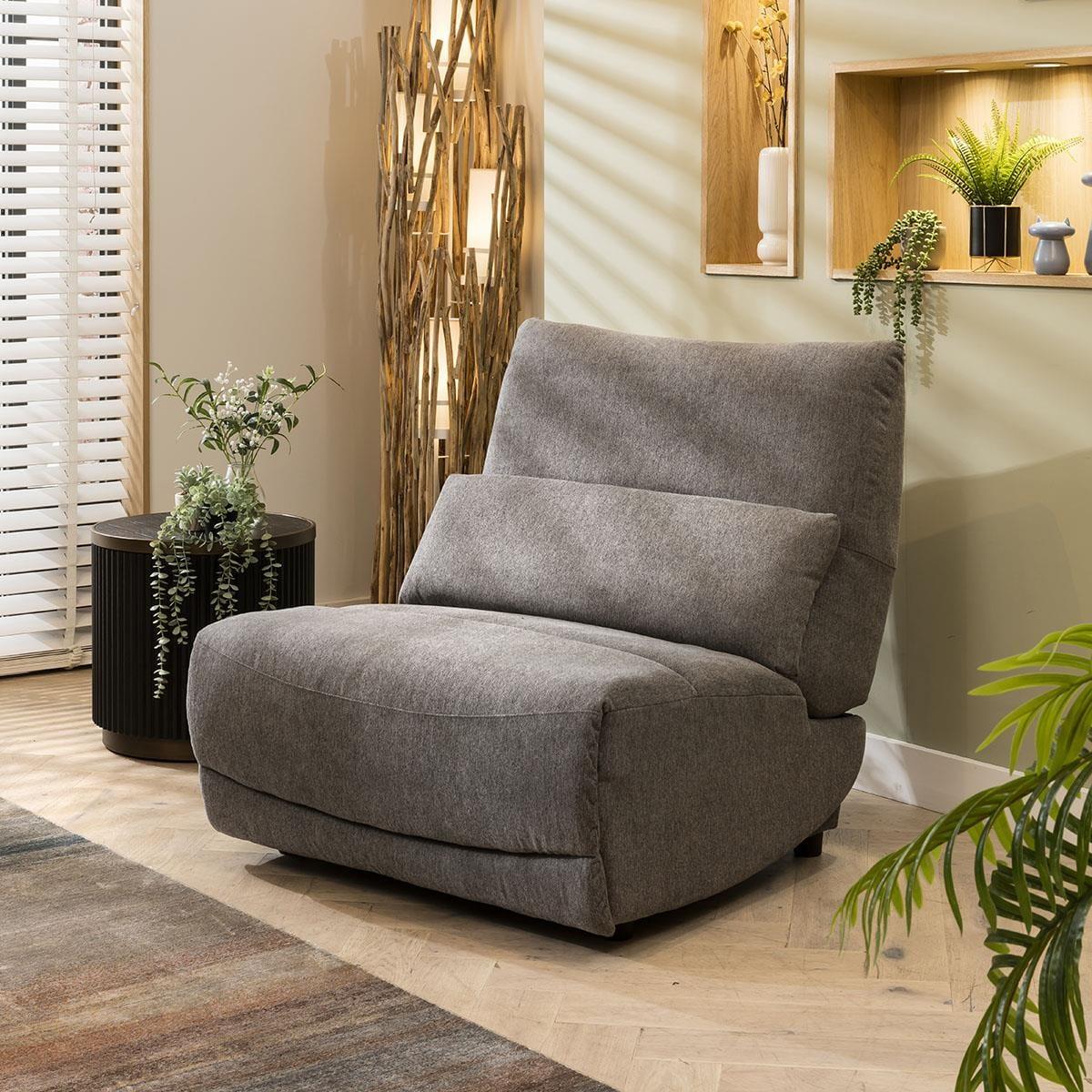 Quatropi Small 2 Seater Modern Sofa Couch Set Grey Fabric S2 – image 4
