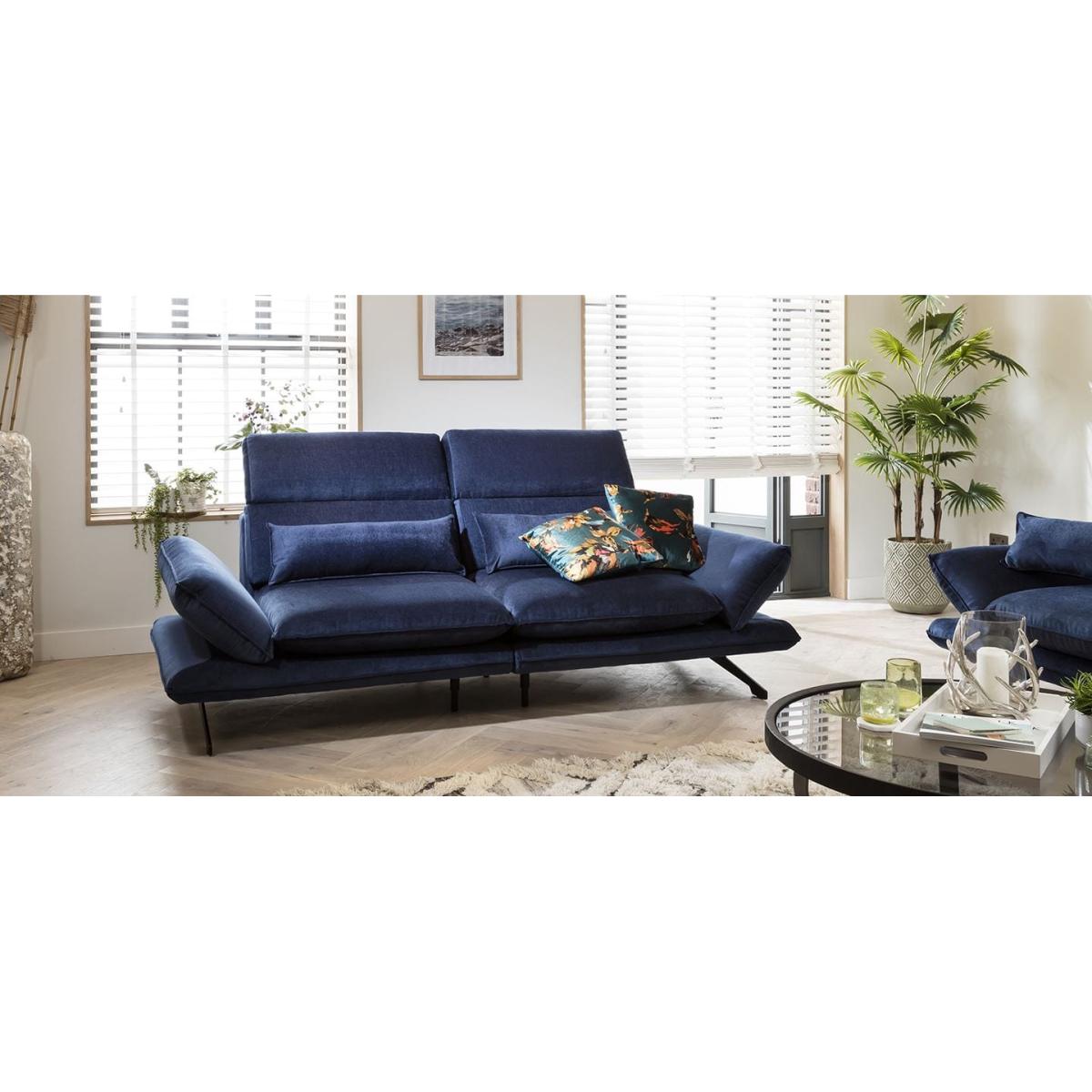 Quatropi 2 Seater Modular Sofa - Adjustable Headrest, Reid 222x118cm – image 2