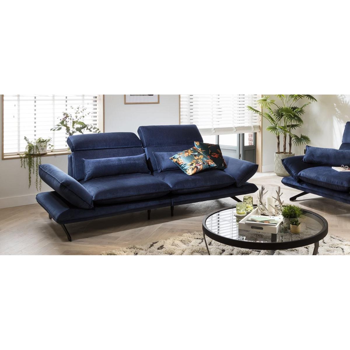 Quatropi 2 Seater Modular Sofa - Adjustable Headrest, Reid 222x118cm – image 4