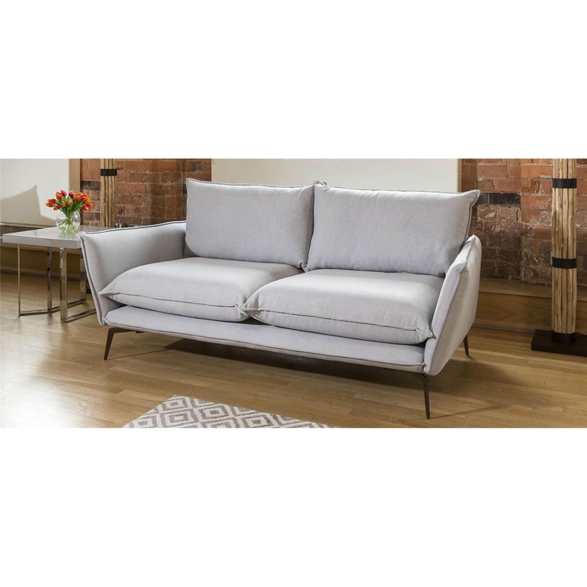 Rachel Modern Large 2 Seater Soft Sofa Many Fabrics 2.0 x 0.85m – image 2