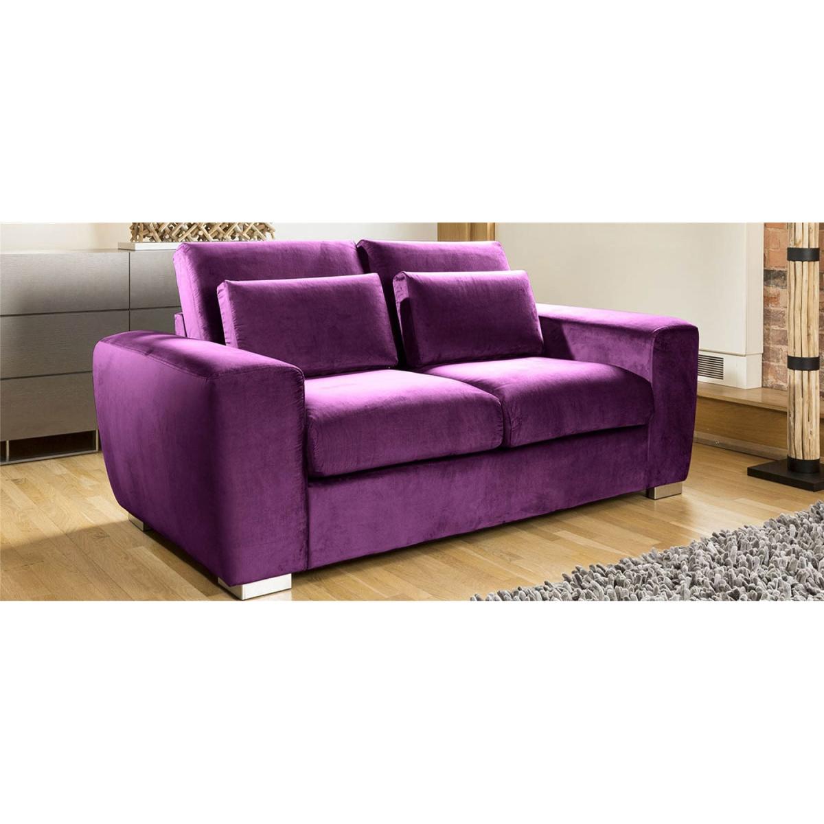 Quatropi Ohio Premium Large 2 Seater Sofa / Settee Velvet Fabric 2S – image 11