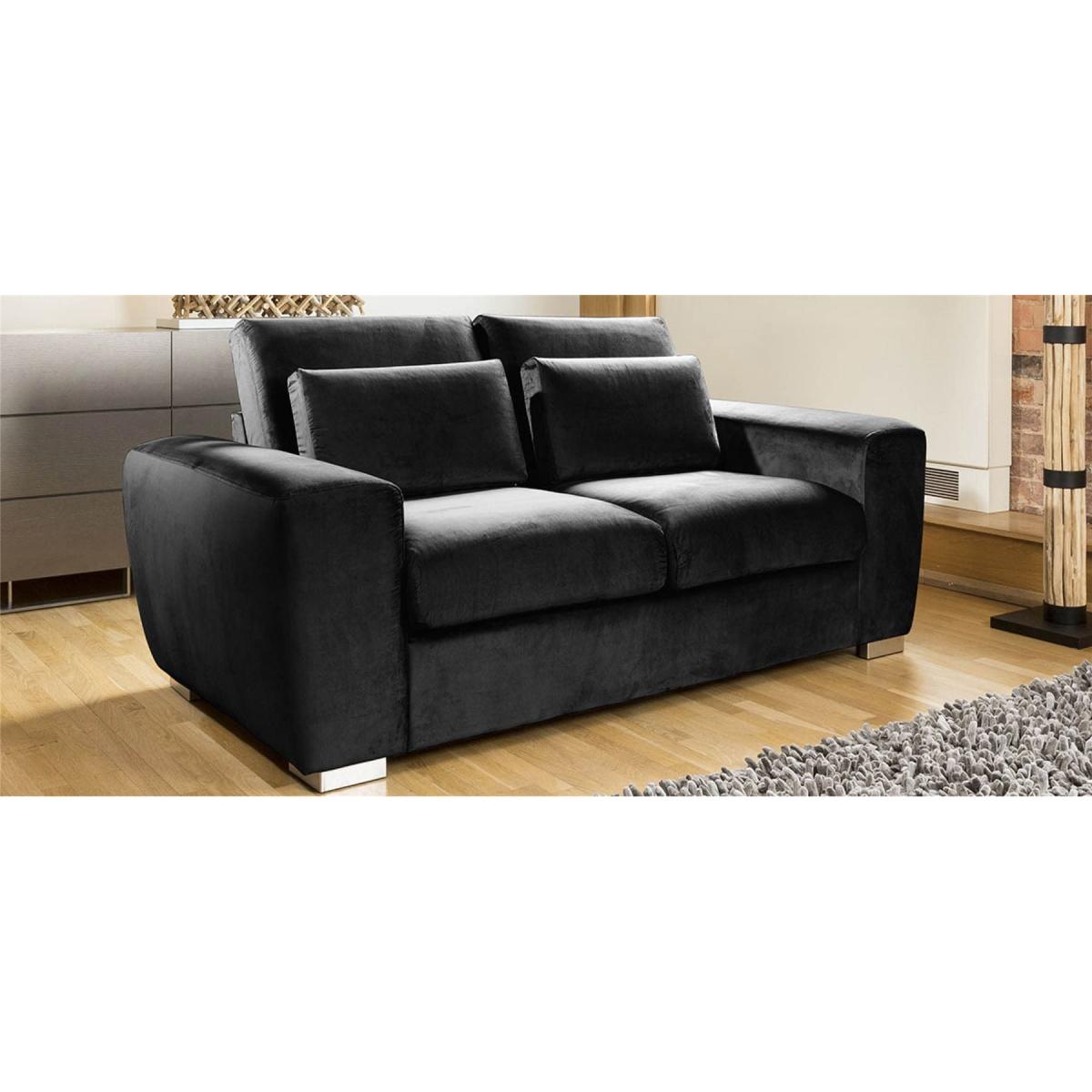 Quatropi Ohio Premium Large 2 Seater Sofa / Settee Velvet Fabric 2S – image 4
