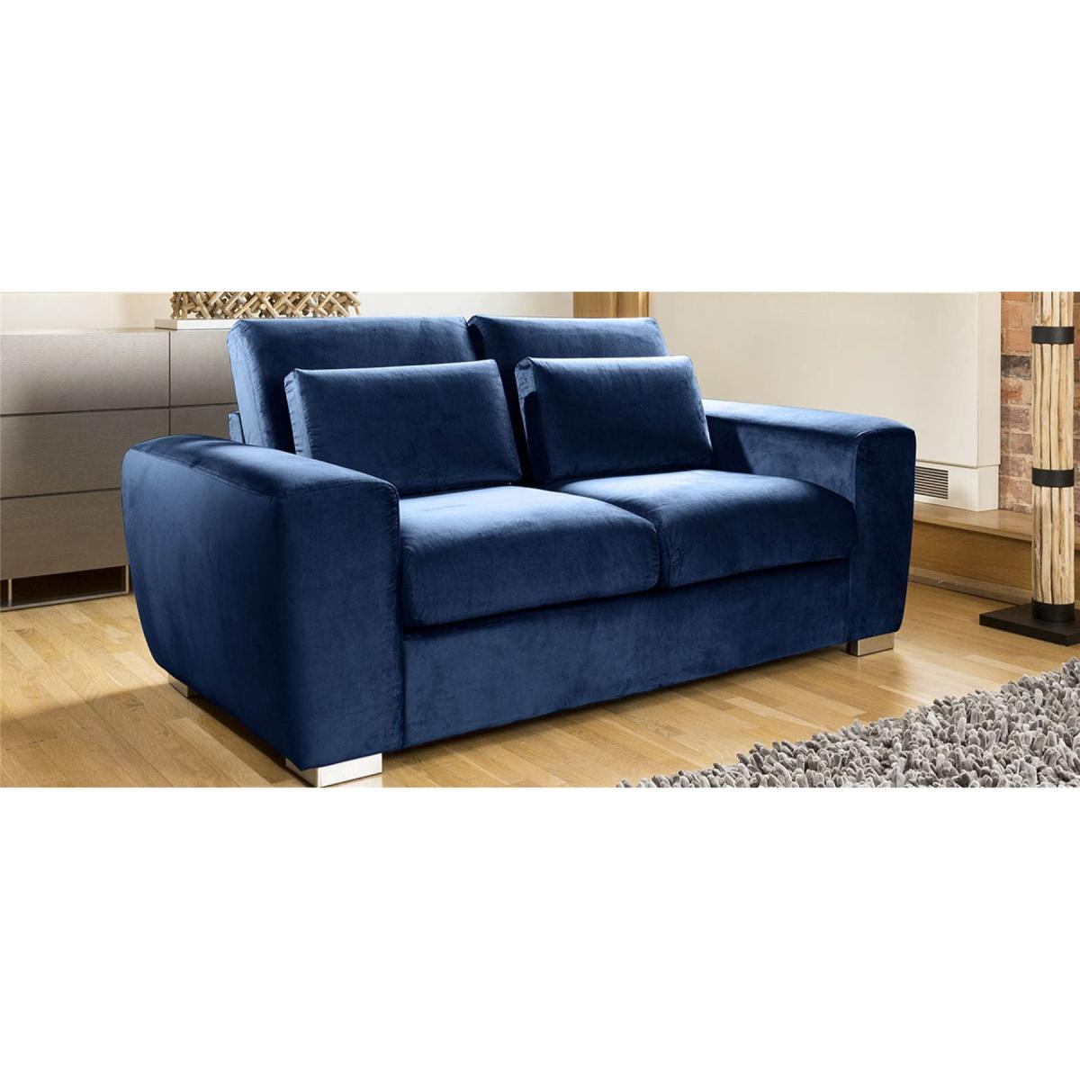 Quatropi Ohio Premium Large 2 Seater Sofa / Settee Velvet Fabric 2S – image 6