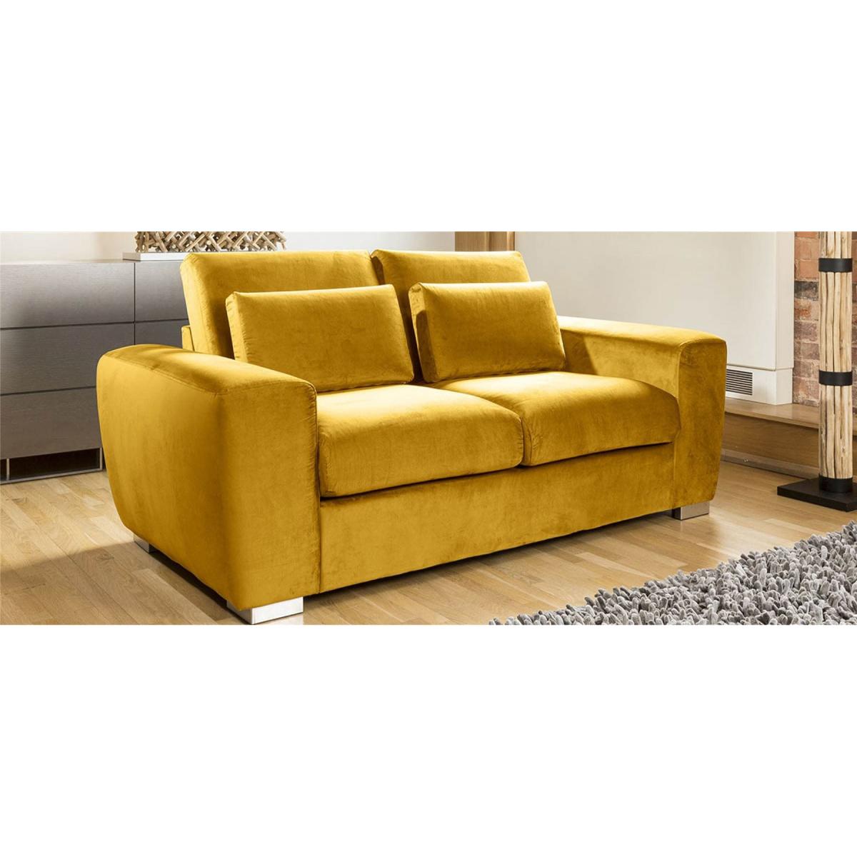 Quatropi Ohio Premium Large 2 Seater Sofa / Settee Velvet Fabric 2S – image 7