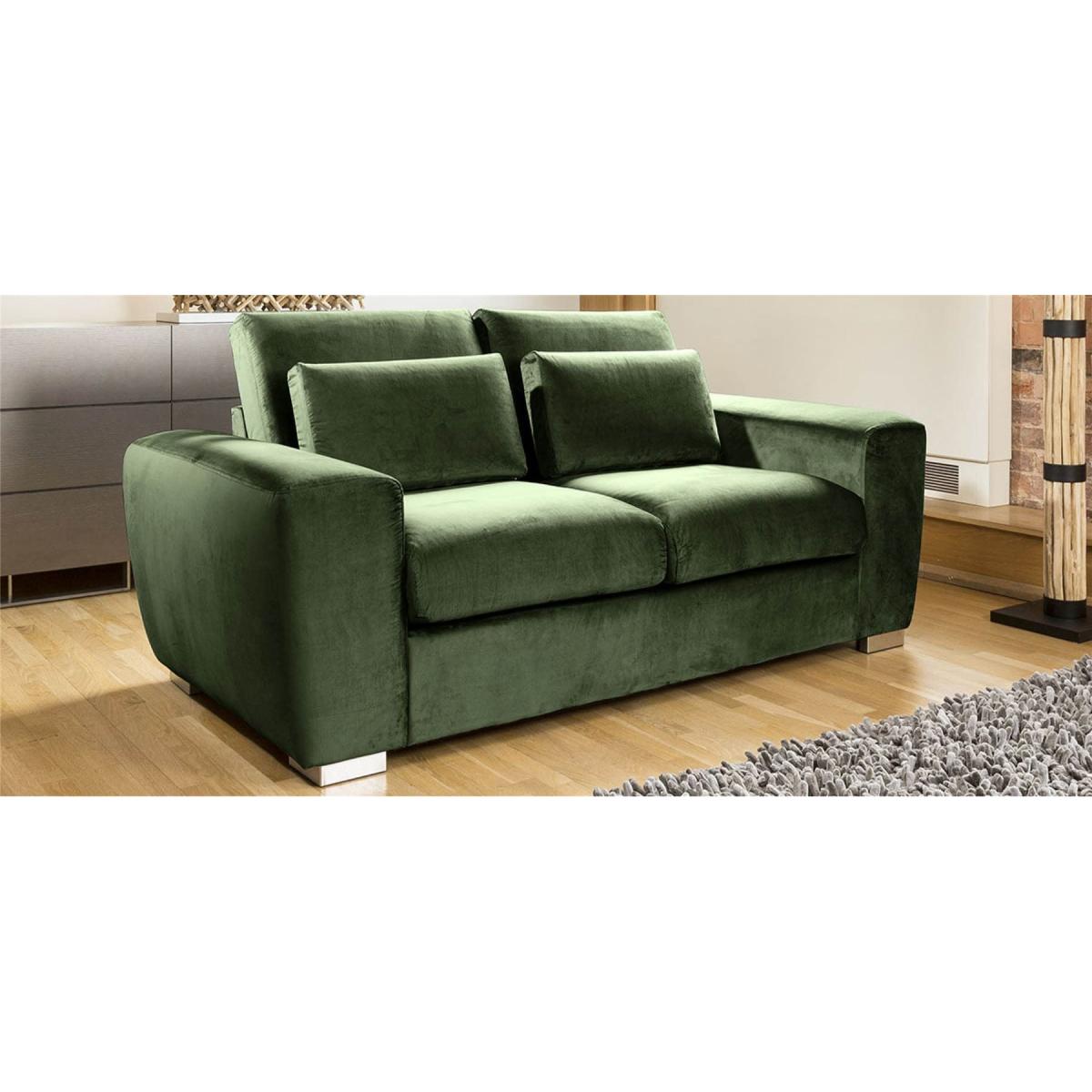 Quatropi Ohio Premium Large 2 Seater Sofa / Settee Velvet Fabric 2S – image 10