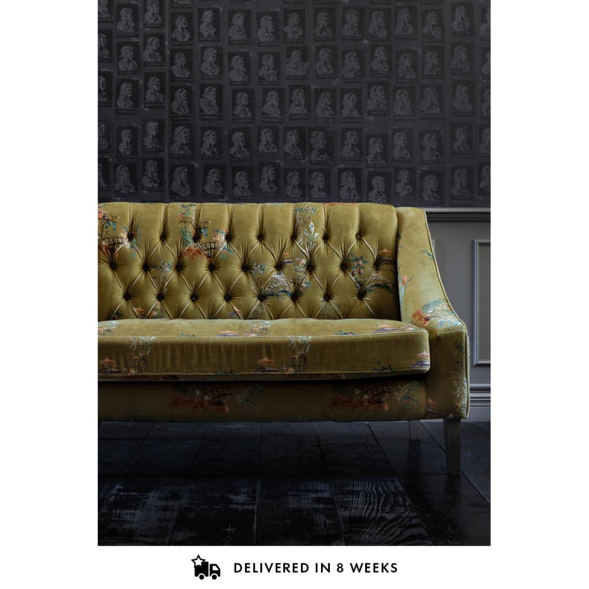Mind The Gap Baron Tufted 2-Seater Sofa In Cotton Velvet – image 12