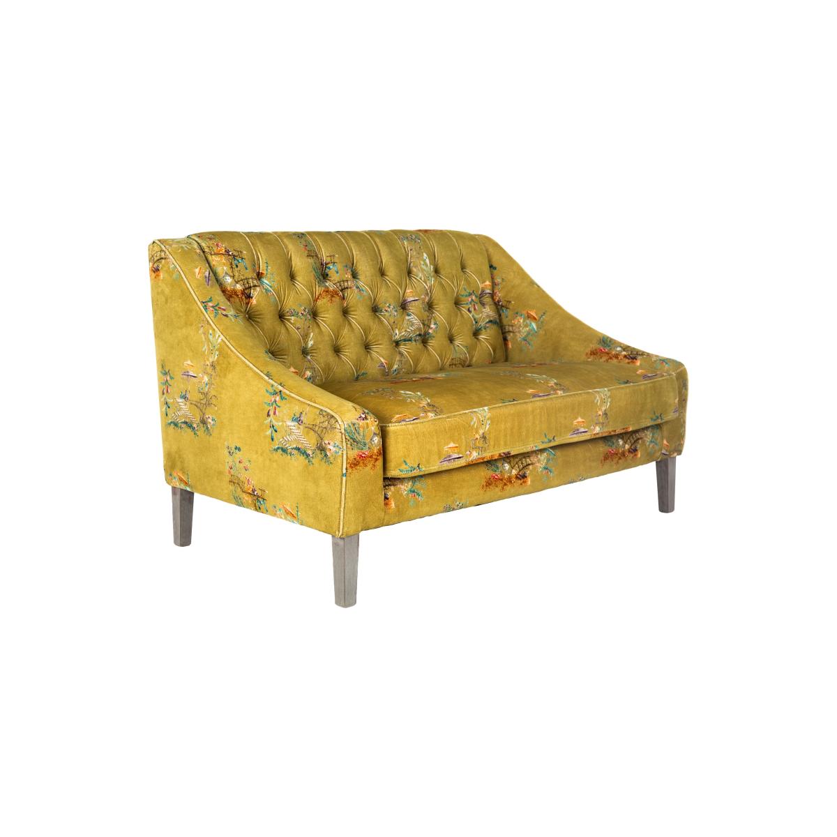 Mind The Gap Baron Tufted 2-Seater Sofa In Cotton Velvet – image 3