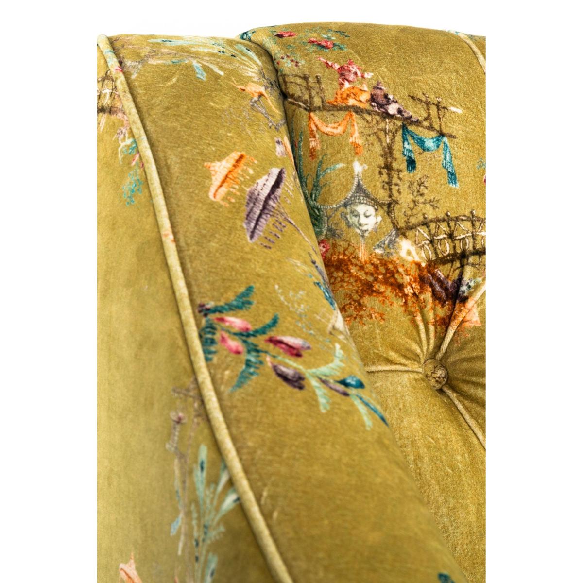 Mind The Gap Baron Tufted 2-Seater Sofa In Cotton Velvet – image 7
