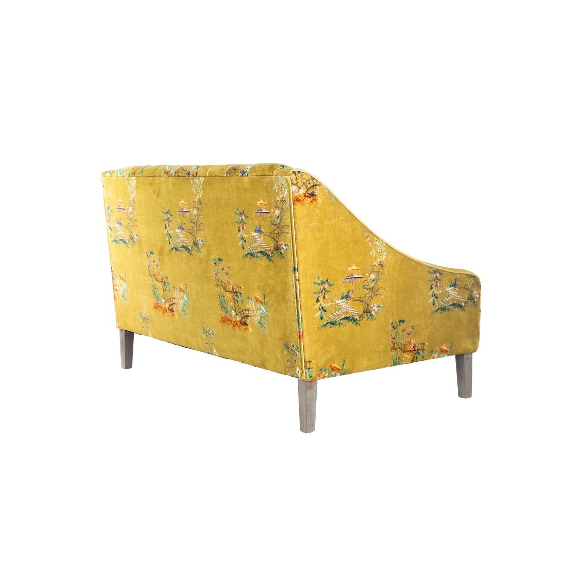 Mind The Gap Baron Tufted 2-Seater Sofa In Cotton Velvet – image 8