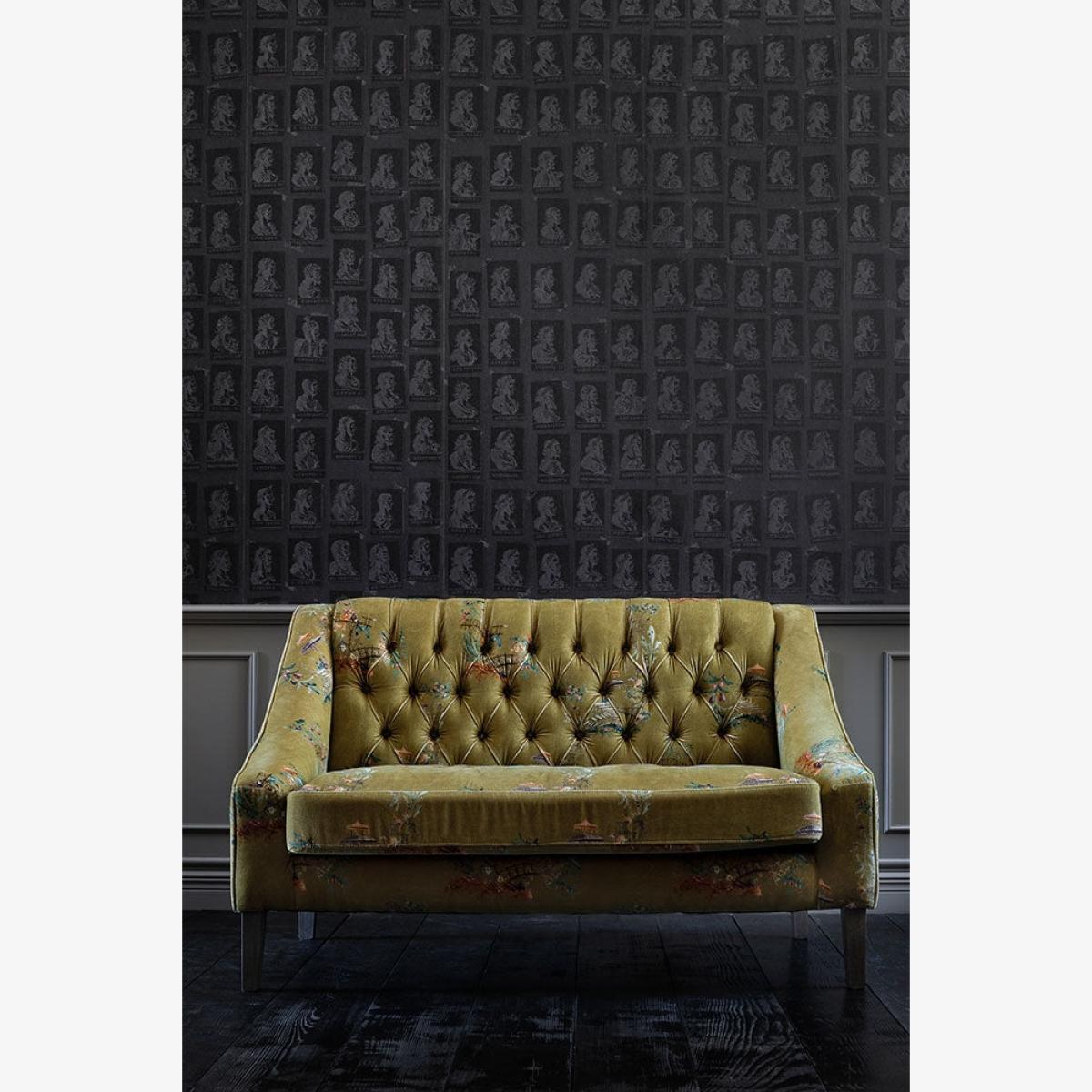 Mind The Gap Baron Tufted 2-Seater Sofa In Cotton Velvet – image 1