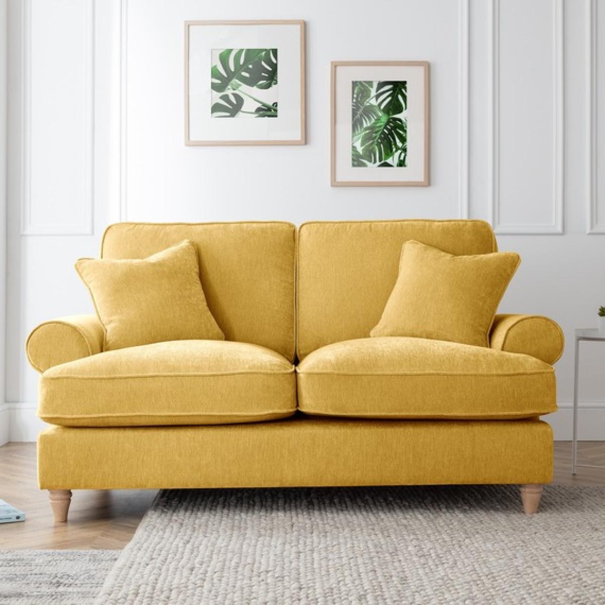 The Amelia 2 Seater Sofa - Gold – image 1