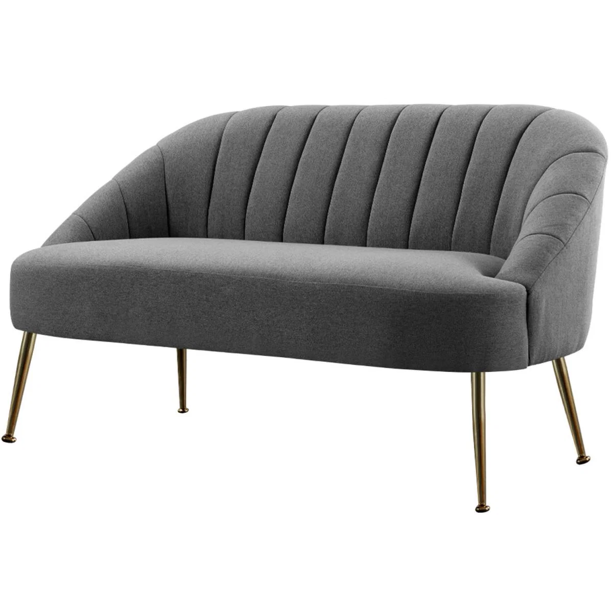 Double Seat Sanded Comfy Tub Chair - Grey – image 2