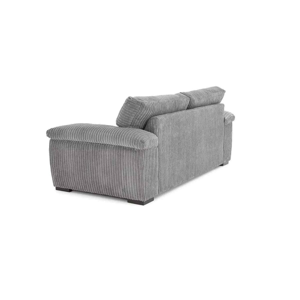 Amara Modern Jumbo Cord 2 Seater - Grey – image 4