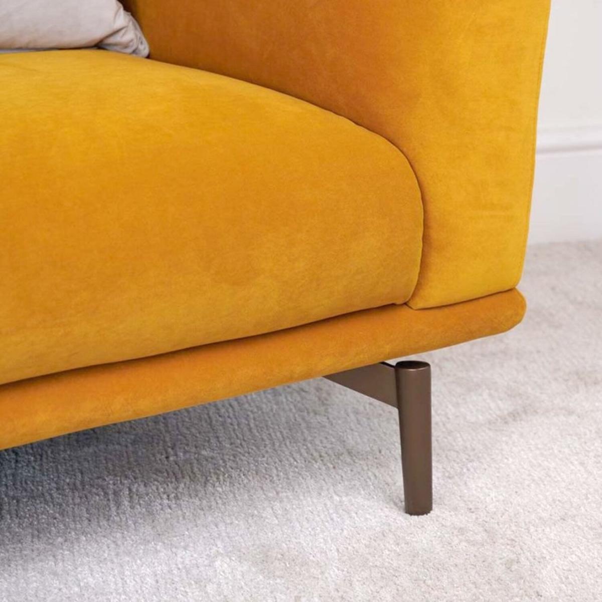 Baron 2 Seater Sofa - Mustard – image 4