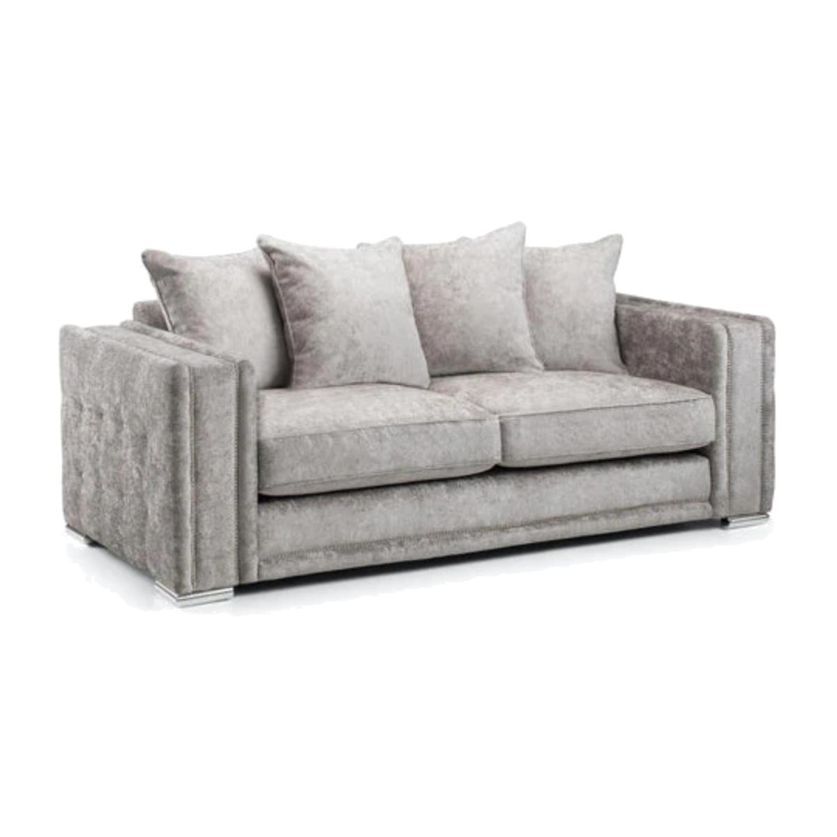 Ashely Chenille Fabric 2 Seater Sofa - Truffle - Truffle
