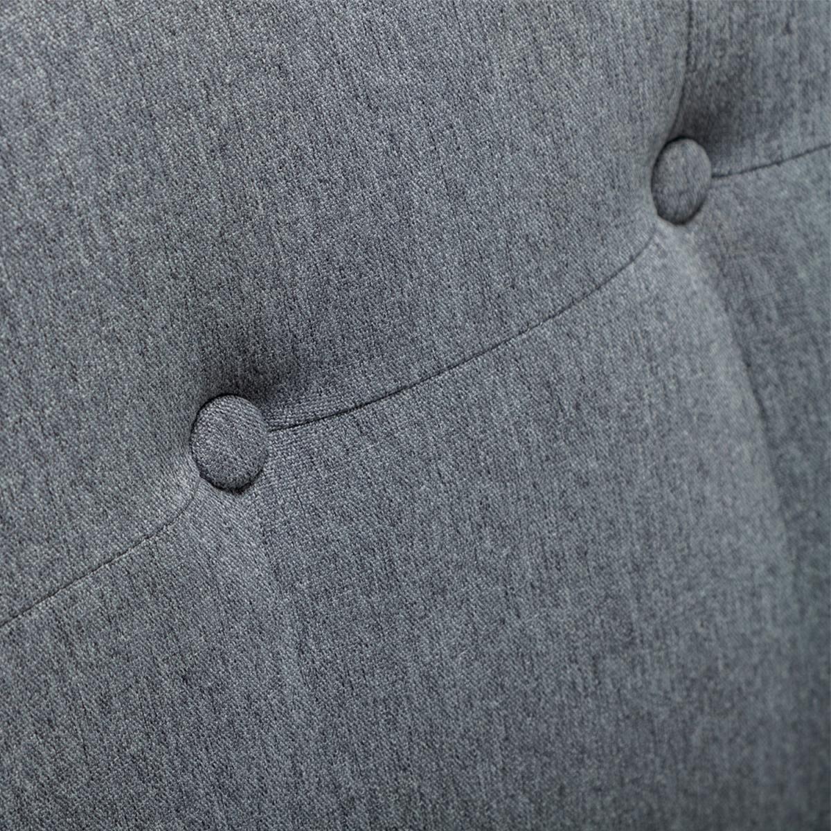 Linen 2 Seat Sofa - Grey – image 3