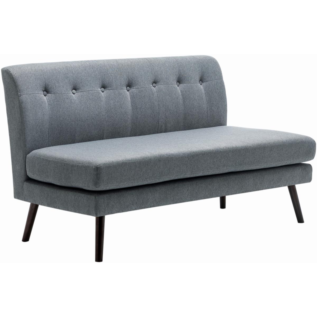 Linen 2 Seat Sofa - Grey – image 9