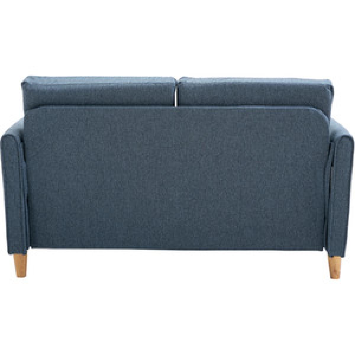 Sofa Double Seat Compact Couch with Armrest - Light grey – image 19