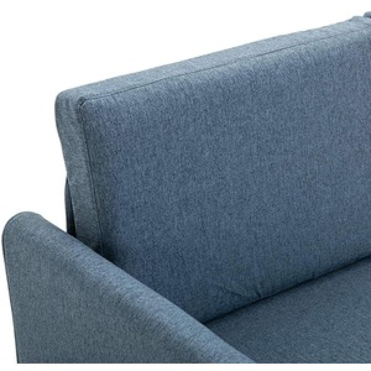 Sofa Double Seat Compact Couch with Armrest - Light grey – image 10