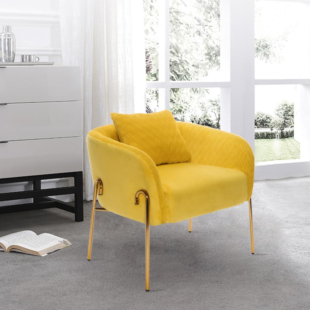 Pleated Velvet Accent Chair Single/Double - Green / Double – image 3