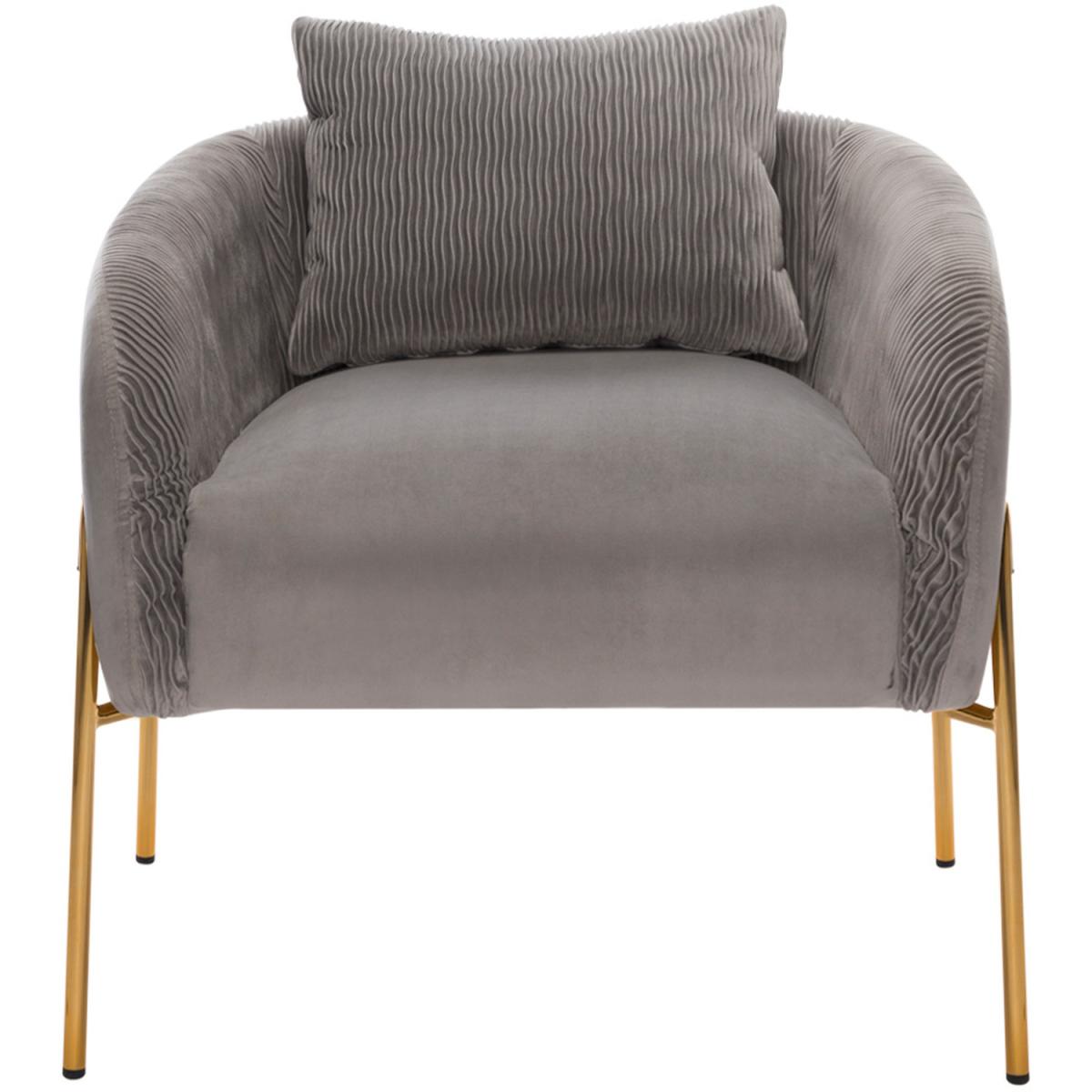 Pleated Velvet Accent Chair Single/Double - Green / Double – image 7