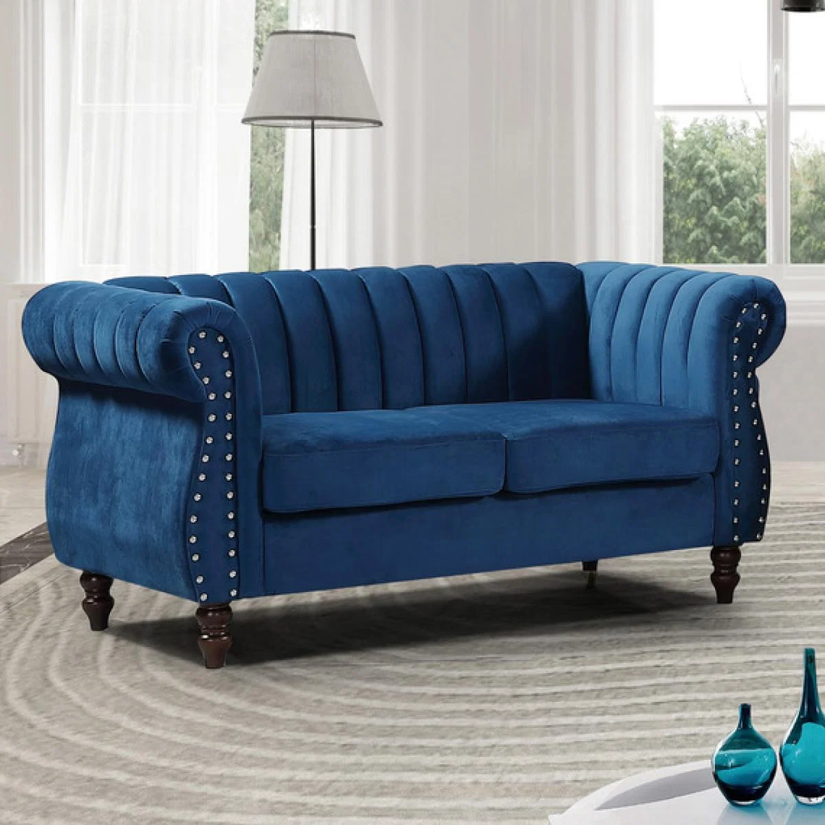Hermosa 2 Seat Sofa - Blue