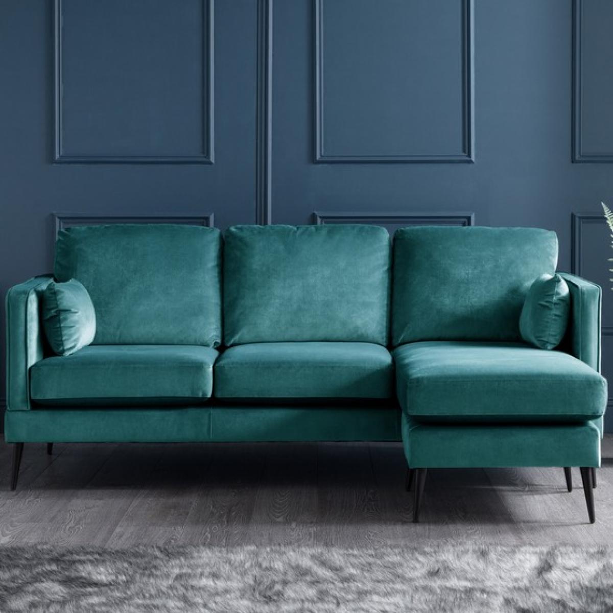 The Ellie Right Hand Chaise - Peacock