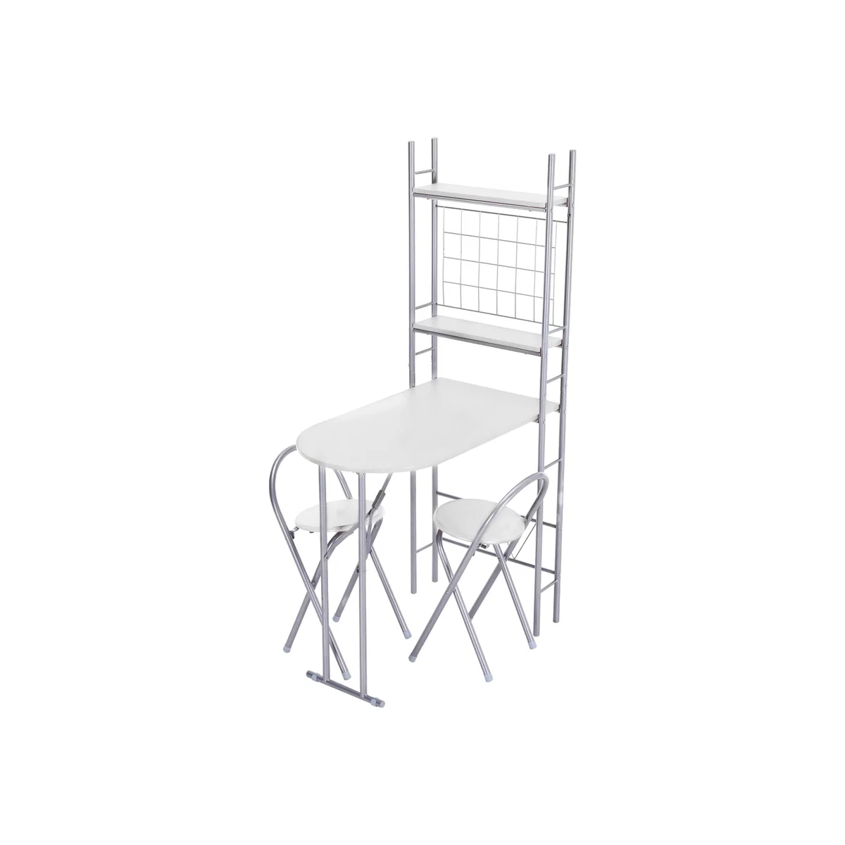 Folding 2 Seater Kitchen Dining Table - White – image 1