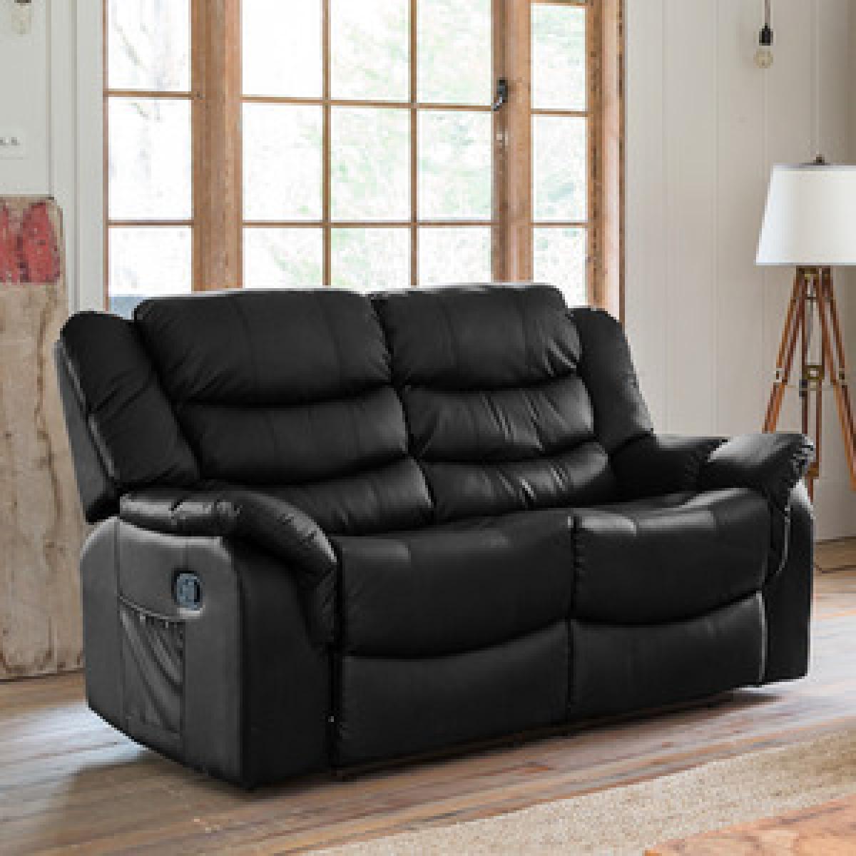 Almeira 2 Seat Recliner Sofa - White – image 2