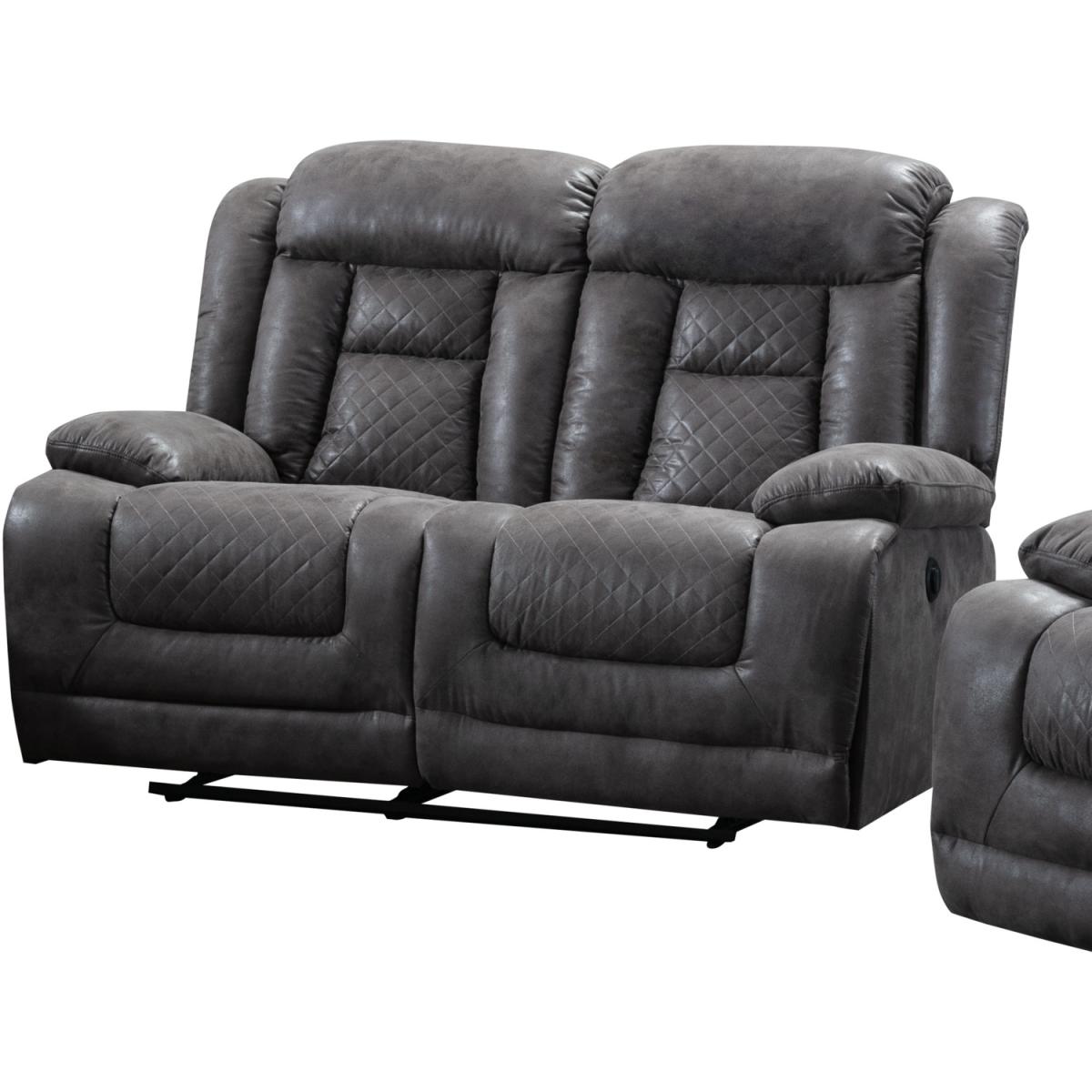 Chester 2 Seater Recliner Sofa Electric Power - Grey – image 2