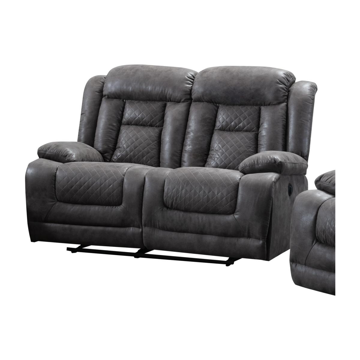 Chester 2 Seater Recliner Sofa Electric Power - Grey – image 1