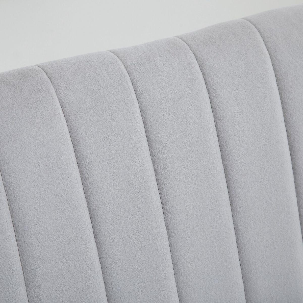 Modern Double Seat Sofa with Wooden Frame - Grey – image 8