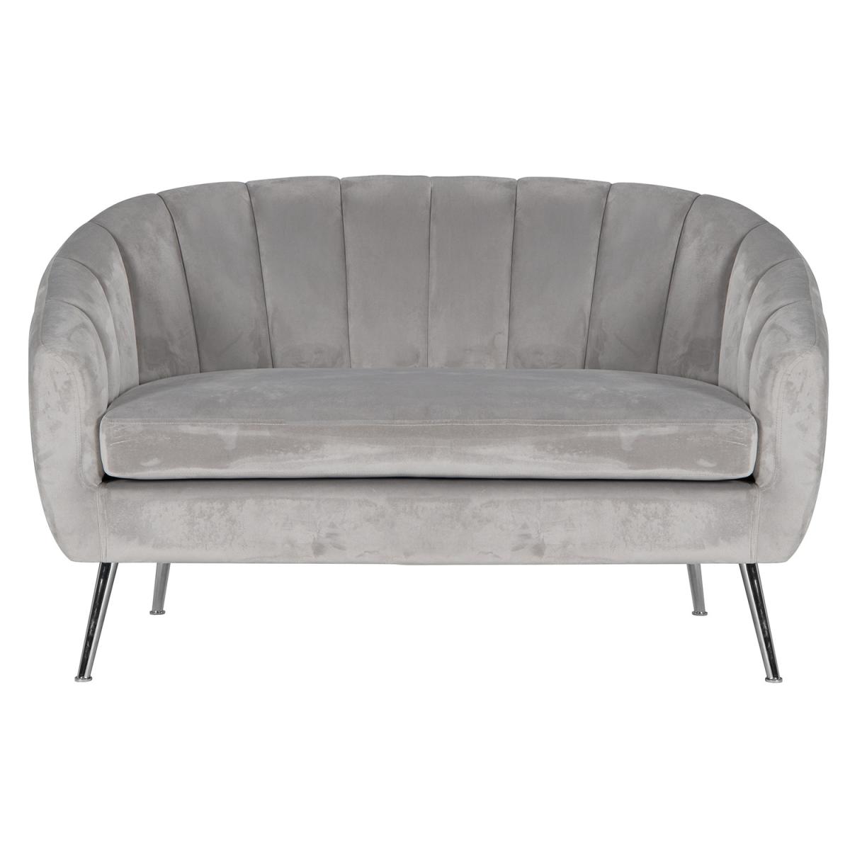 Grey Shell 2 Seater Sofa - Grey – image 2