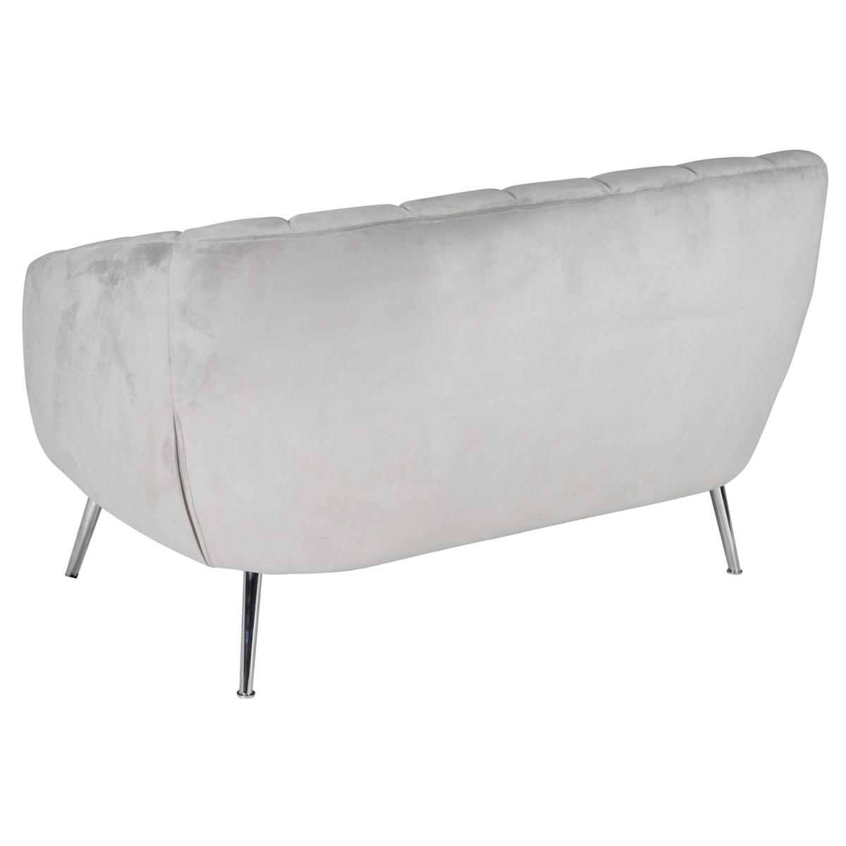 Grey Shell 2 Seater Sofa - Grey – image 4