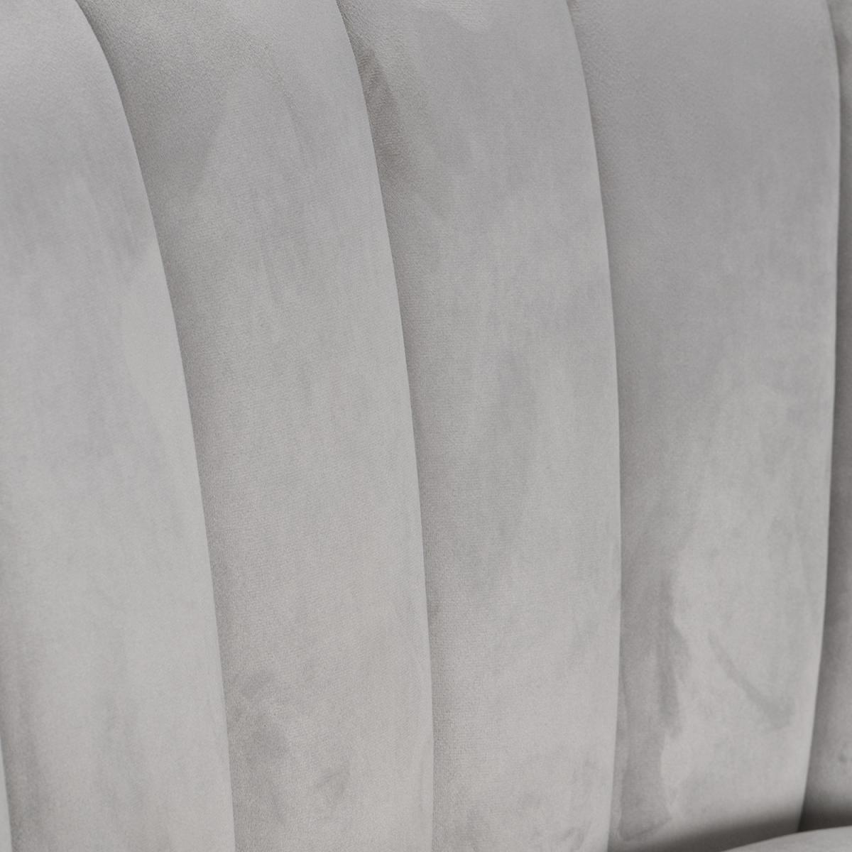 Grey Shell 2 Seater Sofa - Grey – image 8