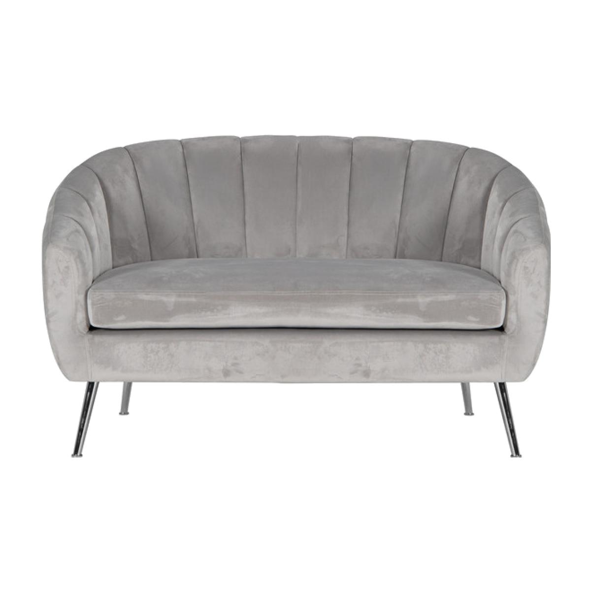 Grey Shell 2 Seater Sofa - Grey – image 1
