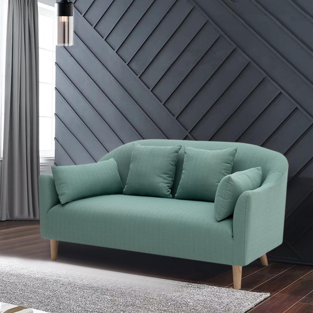 Cashmere Linen 2 Seater Sofa - Blue – image 6