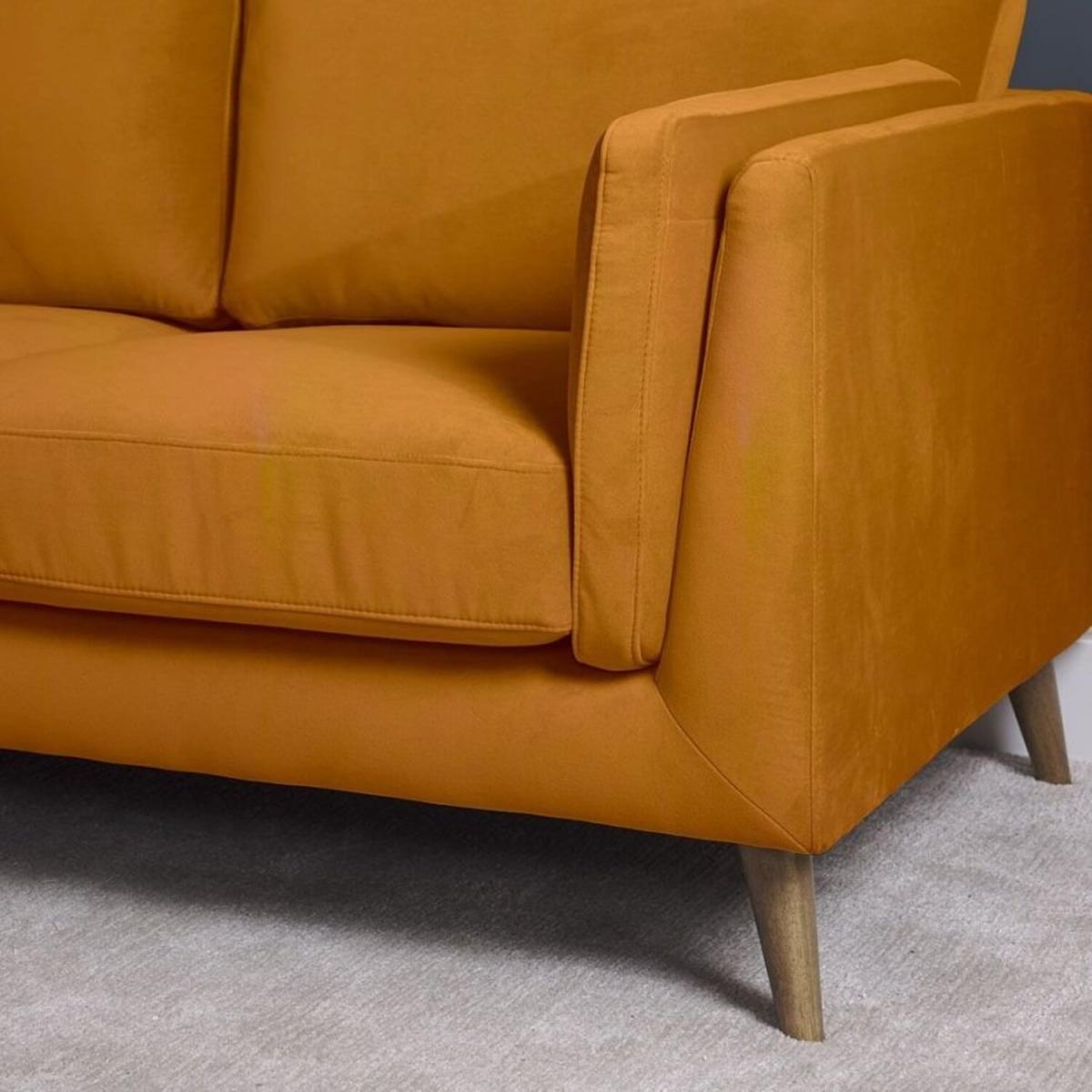 Harris 2 Seat Sofa - Mustard – image 2