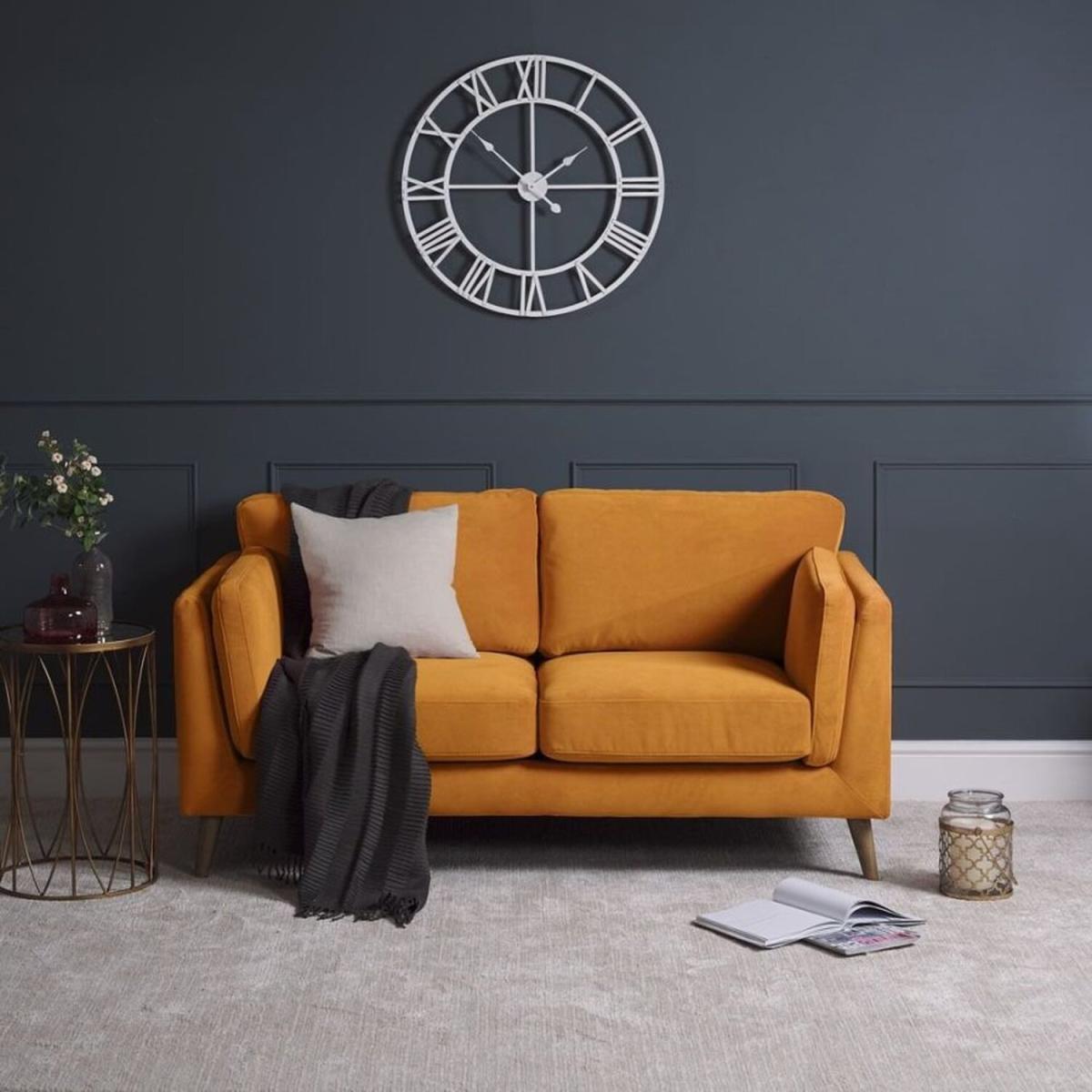 Harris 2 Seat Sofa - Mustard – image 1