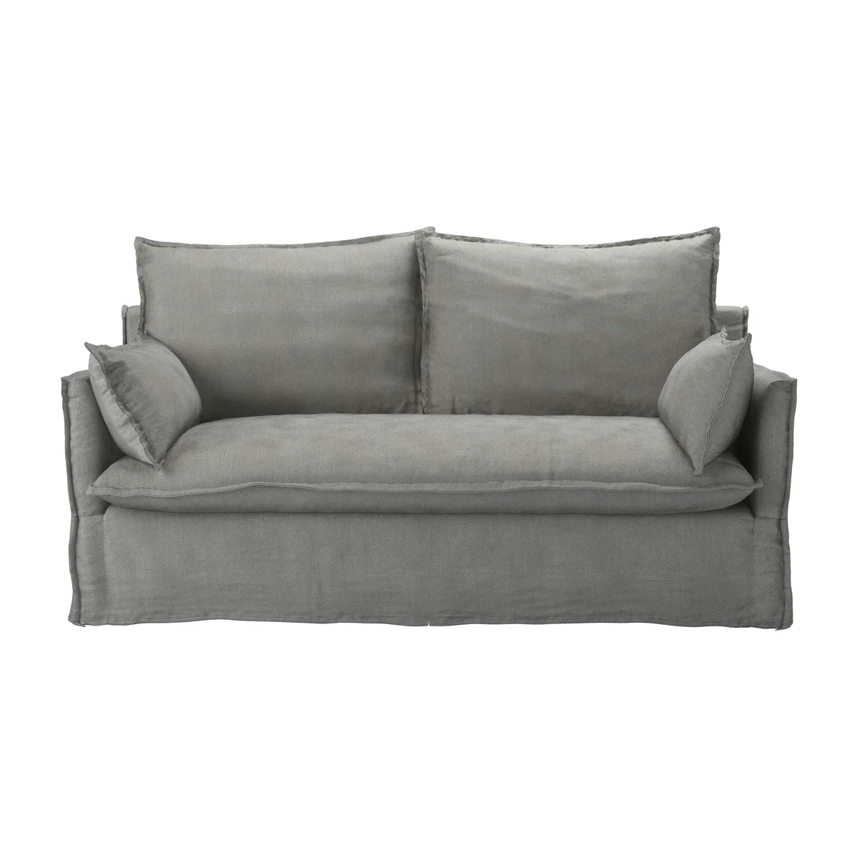 Isaac 2.5 Seat Sofa in Mushroom Heathland Weave - sofa.com