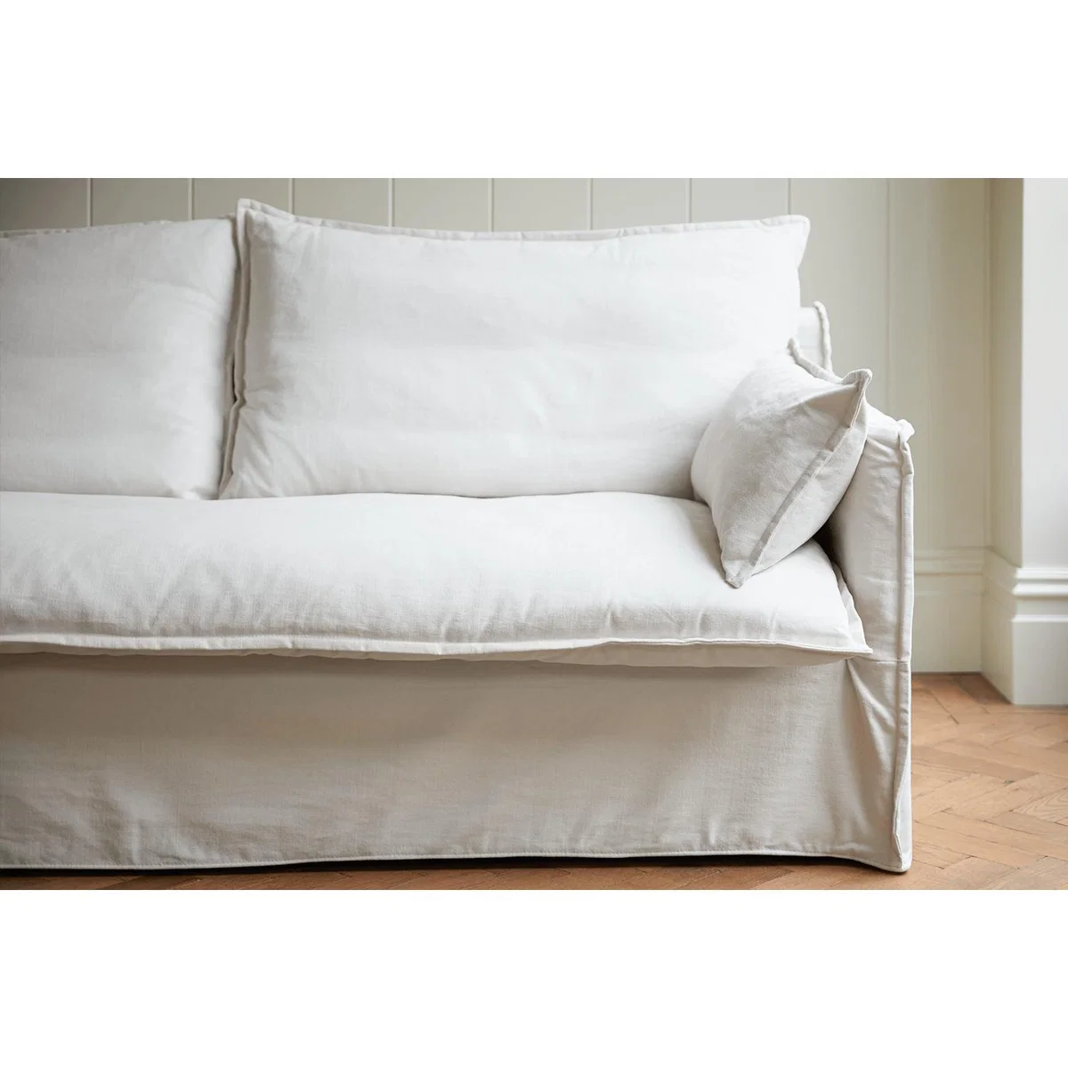 Nearly New Isaac 2.5 Seat Sofa in Heather Blue Smart Cotton - sofa.com – image 3