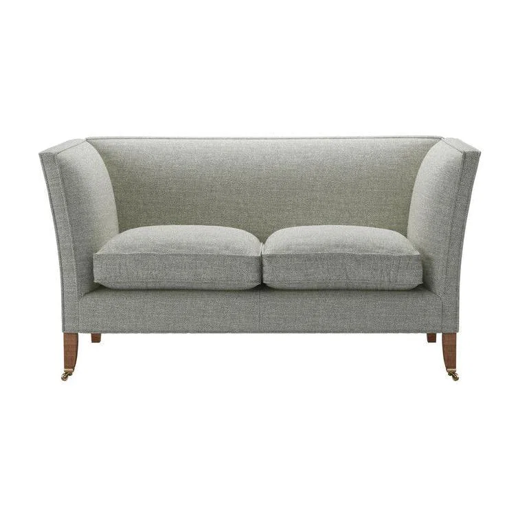 Descartes Plain 2 Seat Sofa in Grey Marl Highland Tweed - sofa.com