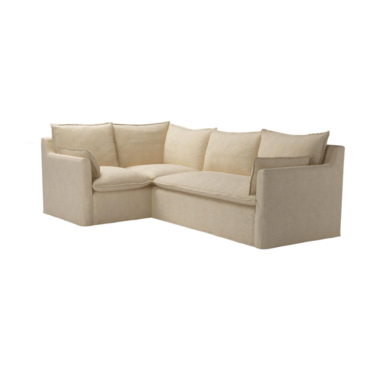 Anders Left Hand Single unit with Right hand two Seat Sofa in Shearling Hygge Chunky Weave – image 1