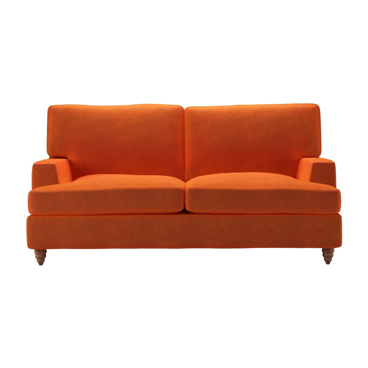 Nearly New Isla 2 Seat Sofabed in Paprika Smart Velvet - sofa.com