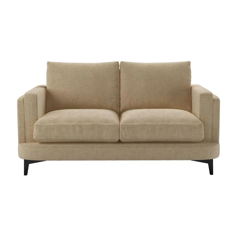 Boston Squared Arm 2 Seat Sofa in Nordic Pine Hygge Chunky Weave – image 1