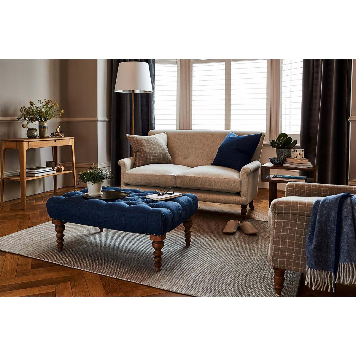 Alderney 2 Seat Sofa in Chantilly Aquaclean Clever Chenille – image 2